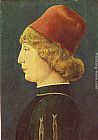 Cosme Tura Famous Paintings - Portrait of a Young Man